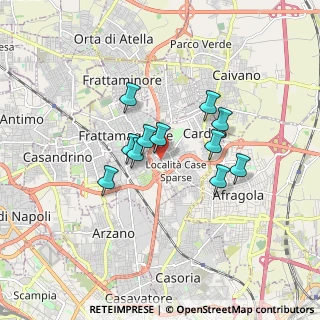 Mappa Via Napoli, 80027 Frattamaggiore NA, Italia (1.38818)
