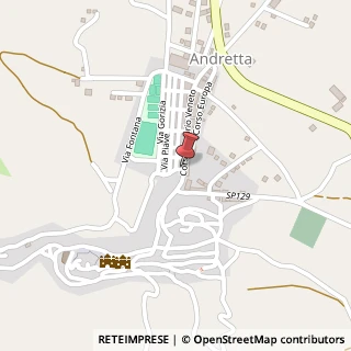 Mappa Via Tenente Serafino Montalto, 96, 83040 Andretta, Avellino (Campania)