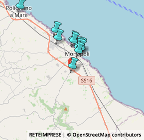 Mappa Strada Statale 16 Adriatica, 70043 Monopoli BA, Italia (2.90727)