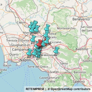 Mappa Via Ponte dei Cani, 80040 Poggiomarino NA, Italia (11.02947)