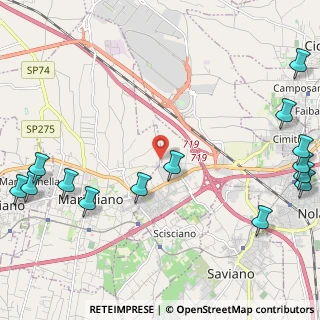 Mappa Via Ponte delle Tavole, 80030 Marigliano NA, Italia (3.43286)