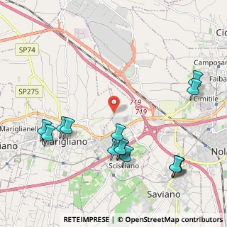 Mappa Via Ponte delle Tavole, 80030 Marigliano NA, Italia (2.69143)