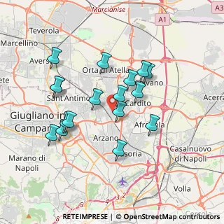 Mappa Via Venezia, 80027 Frattamaggiore NA, Italia (3.57176)