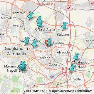 Mappa Via Croce San Sossio, 80027 Frattamaggiore NA, Italia (5.22769)