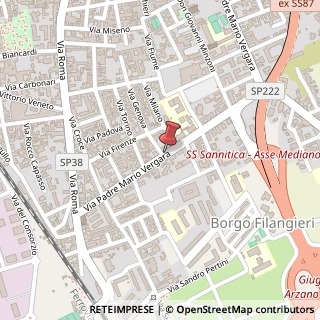 Mappa Via Padre Mario Vergara,  54, 80027 Frattamaggiore, Napoli (Campania)