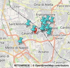 Mappa Via Fratelli Bandiera, 80028 Grumo Nevano NA, Italia (1.38917)