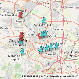 Mappa Via Antonio Gramsci, 80028 Grumo Nevano NA, Italia (3.8525)