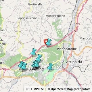 Mappa A16 Napoli - Canosa, 83100 Avellino AV, Italia (2.55417)