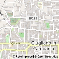 Kaart Giugliano in Campania