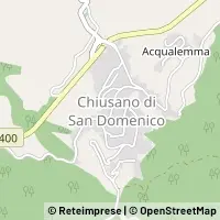 Map Chiusano di San Domenico
