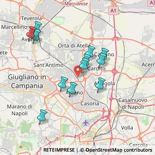 Mappa Via Giuseppe Verdi, 80027 Frattamaggiore NA, Italia (3.88417)