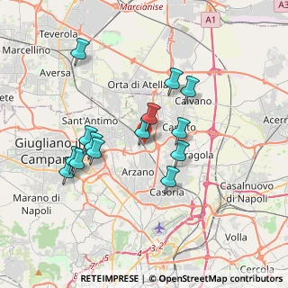 Mappa Via Giuseppe Verdi, 80027 Frattamaggiore NA, Italia (3.58929)