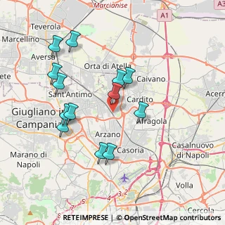Mappa Via Giuseppe Verdi, 80027 Frattamaggiore NA, Italia (3.96308)