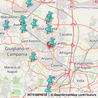 Mappa Via Giuseppe Verdi, 80027 Frattamaggiore NA, Italia (5.70833)