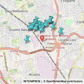 Mappa Via Giuseppe Verdi, 80027 Frattamaggiore NA, Italia (0.8225)