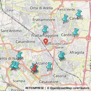 Mappa Via Giuseppe Verdi, 80027 Frattamaggiore NA, Italia (3.09214)