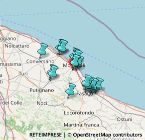 Mappa Via Romualdo, 70043 Monopoli BA, Italia (9.0695)