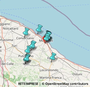 Mappa Via Romualdo, 70043 Monopoli BA, Italia (10.25)