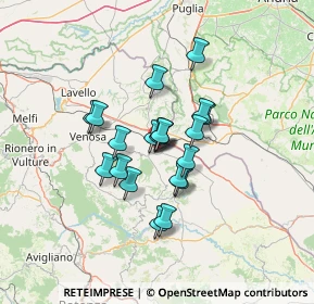 Mappa Via Succursale, 85026 Palazzo San Gervasio PZ, Italia (10.0975)
