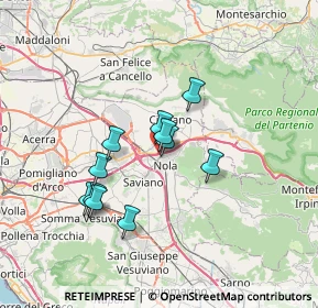 Mappa A16 Napoli - Canosa, 80035 Nola NA, Italia (5.98364)