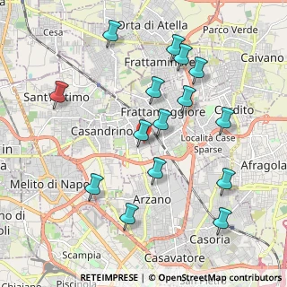 Mappa Via Giovanni Pascoli, 80028 Grumo Nevano NA, Italia (2.25133)