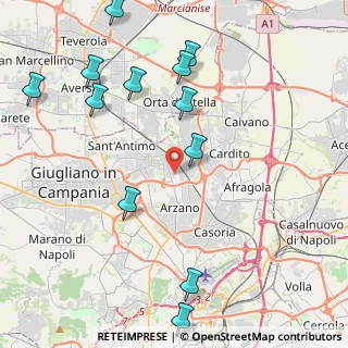 Mappa Via Giovanni Pascoli, 80028 Grumo Nevano NA, Italia (5.51667)