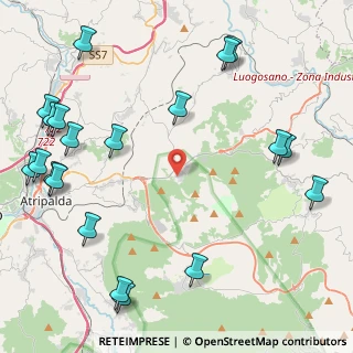 Mappa Via Pozzodonico, 83040 Chiusano di San Domenico AV, Italia (6.363)