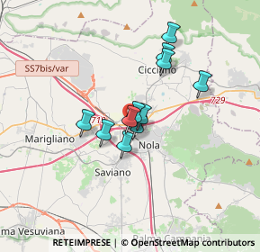 Mappa Via S. Matteo, 80035 Nola NA, Italia (2.54818)