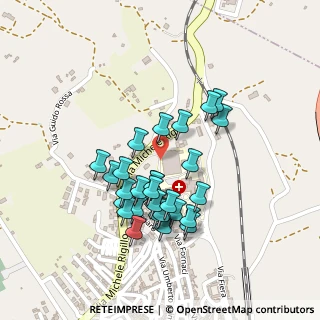 Mappa Via M. Miradio della Provvidenza, 85028 Rionero In Vulture PZ, Italia (0.22414)