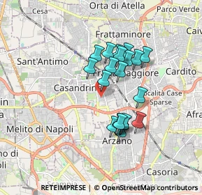 Mappa Via Giotto, 80028 Grumo Nevano NA, Italia (1.471)