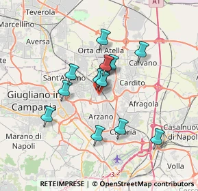 Mappa Via Domenico Padula, 80028 Grumo Nevano NA, Italia (2.91214)