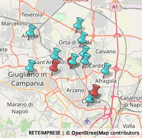 Mappa Via Roma, 80028 Grumo Nevano NA, Italia (3.33308)