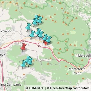 Mappa Via N. Pistelli, 83027 Mugnano del Cardinale AV, Italia (3.86714)