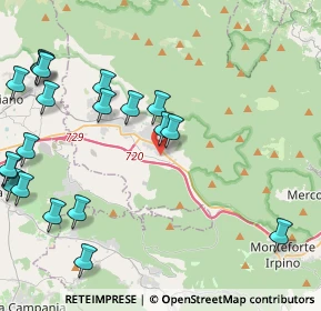 Mappa Via N. Pistelli, 83027 Mugnano del Cardinale AV, Italia (5.9085)