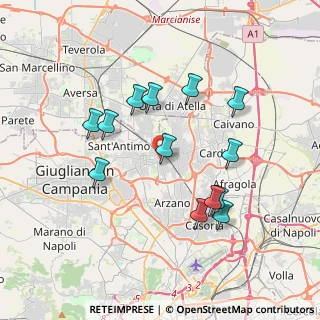Mappa Via Tammaro Spena, 80028 Grumo Nevano NA, Italia (3.76615)