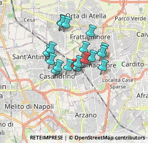 Mappa Via Tammaro Spena, 80028 Grumo Nevano NA, Italia (1.33667)