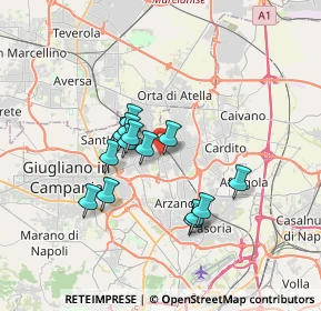 Mappa Via Armando Diaz, 80028 Grumo Nevano NA, Italia (2.96)