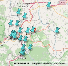 Mappa 83040 Chiusano di San Domenico AV, Italia (9.7955)