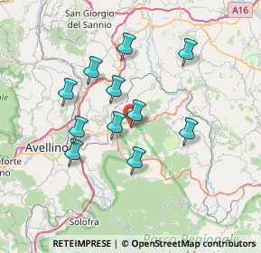 Mappa 83040 Chiusano di San Domenico AV, Italia (6.62182)