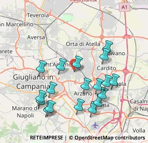 Mappa Via Padre Giacinto Mario Ruggiero, 80028 Grumo Nevano NA, Italia (4.21944)