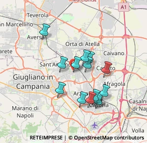 Mappa Via Padre Giacinto Mario Ruggiero, 80028 Grumo Nevano NA, Italia (3.24357)