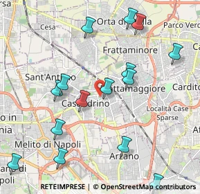 Mappa Via Padre Giacinto Mario Ruggiero, 80028 Grumo Nevano NA, Italia (2.48667)