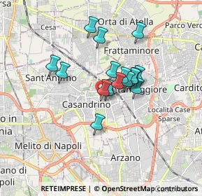 Mappa Via Padre Giacinto Mario Ruggiero, 80028 Grumo Nevano NA, Italia (1.35)