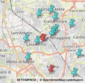 Mappa Via Padre Giacinto Mario Ruggiero, 80028 Grumo Nevano NA, Italia (2.18786)