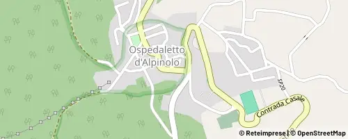 Mappa Ospedaletto d’Alpinolo