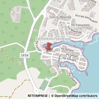 Mappa Via Sassari, 121A, 07040 Stintino, Sassari (Sardegna)