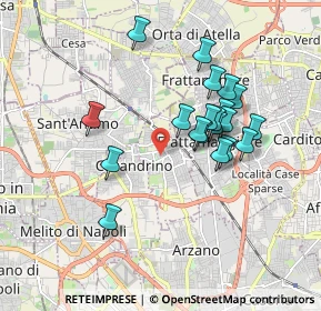 Mappa Via Arno, 80028 Grumo Nevano NA, Italia (1.702)