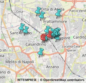 Mappa Via Arno, 80028 Grumo Nevano NA, Italia (1.32)