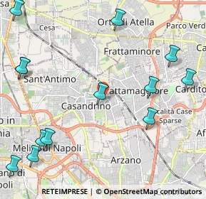 Mappa Via Arno, 80028 Grumo Nevano NA, Italia (3.13385)