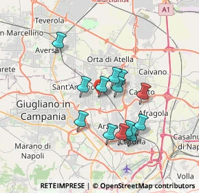 Mappa Via Arno, 80028 Grumo Nevano NA, Italia (3.21929)